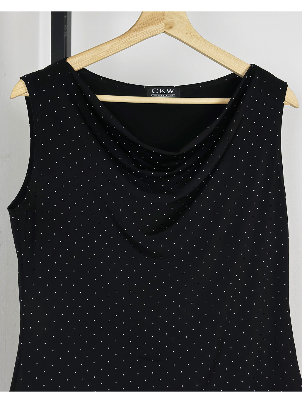 Top drapeado polka dots 3