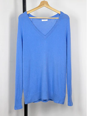 Suéter cachemira celeste