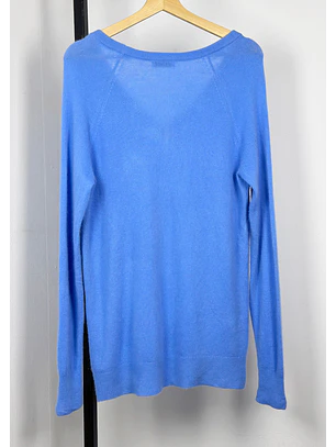 Suéter cachemira celeste