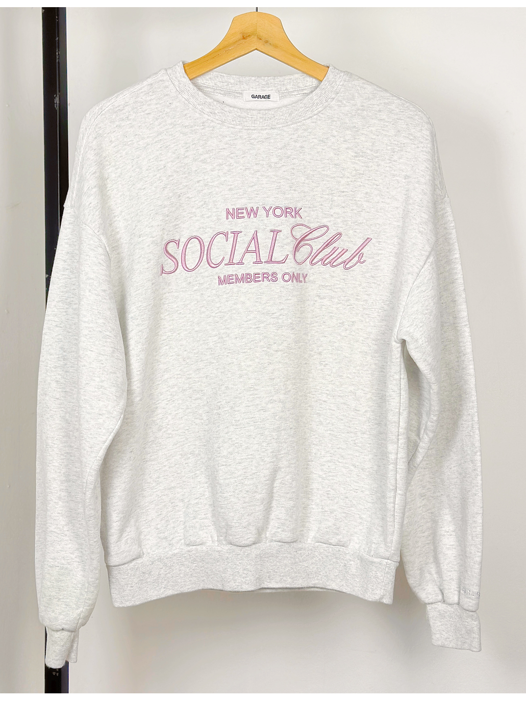 Poleron gris bordado 1