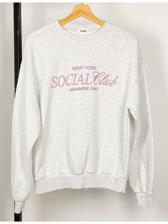 Poleron gris bordado 1