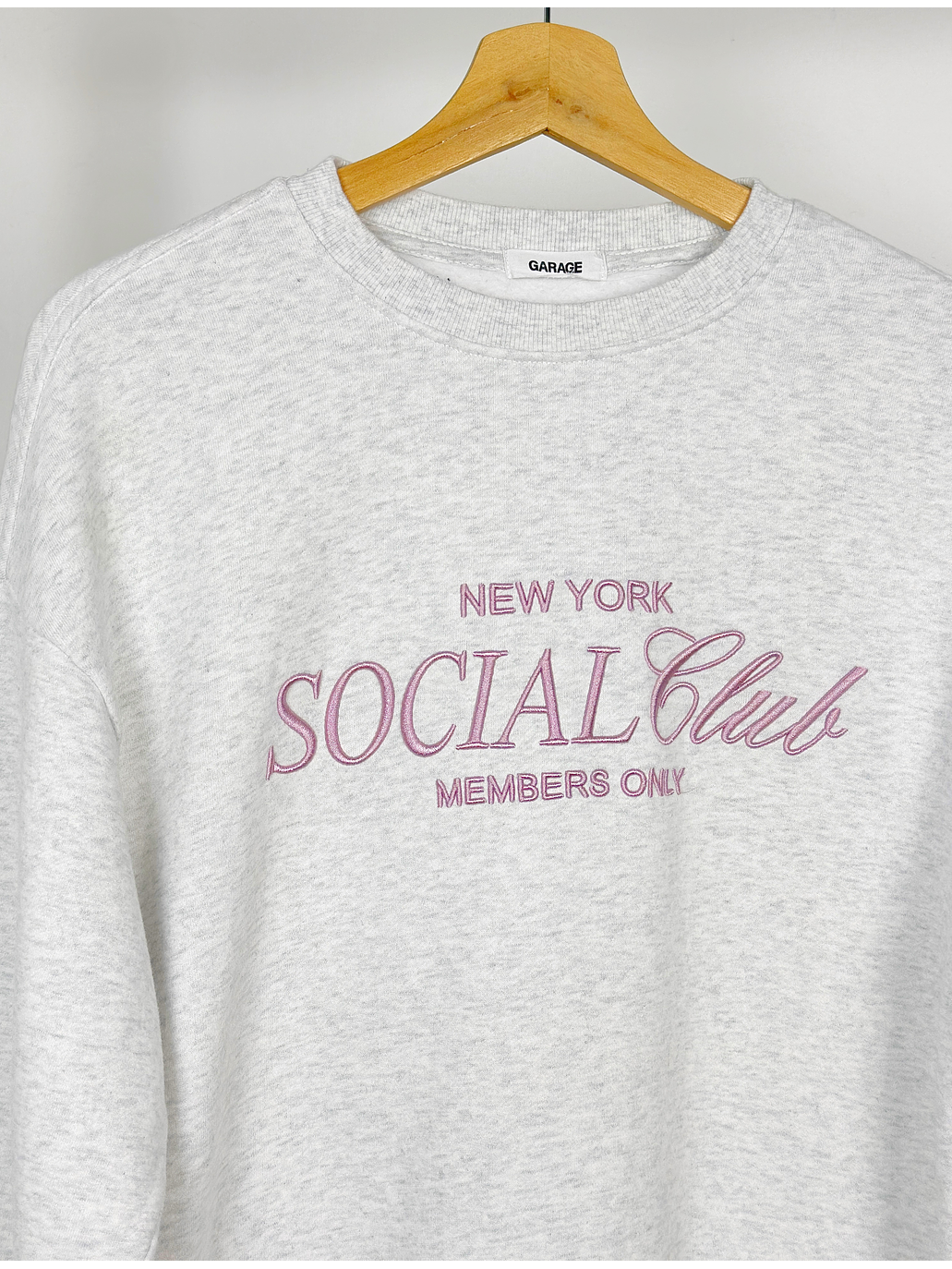 Poleron gris bordado 2