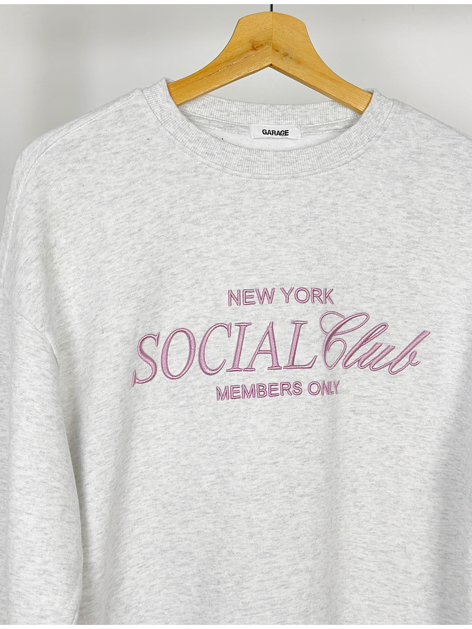 Poleron gris bordado 2