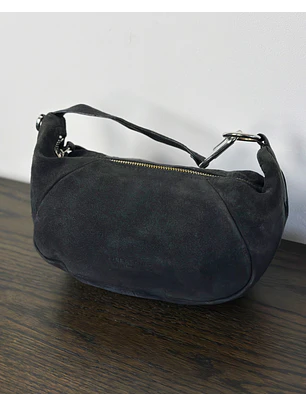 Cartera azul marino de cuero