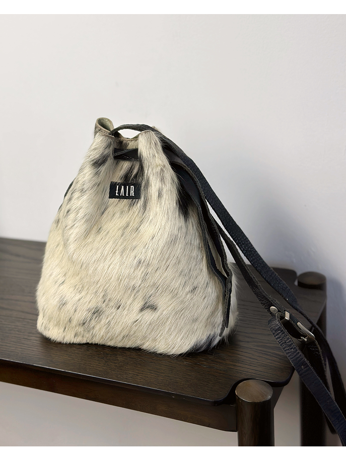 Morral de cuero de vaca 3