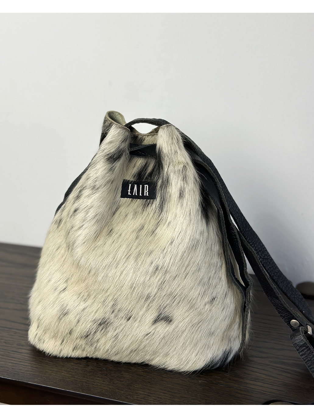 Morral de cuero de vaca 4