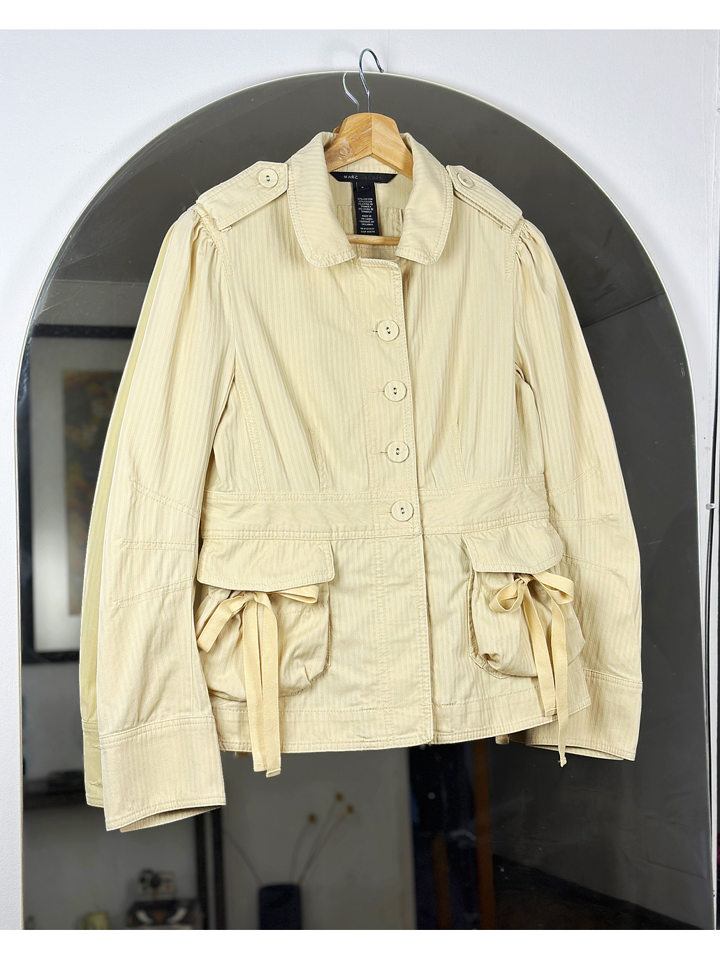 Chaqueta beige algodón  1