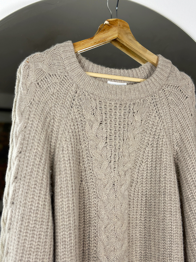 Suéter beige cachemira  2