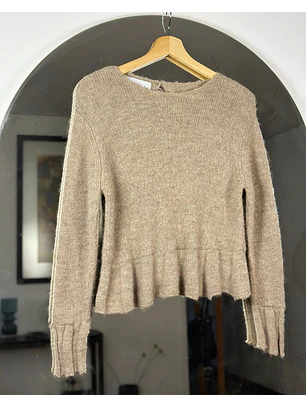 Suéter beige alpaca
