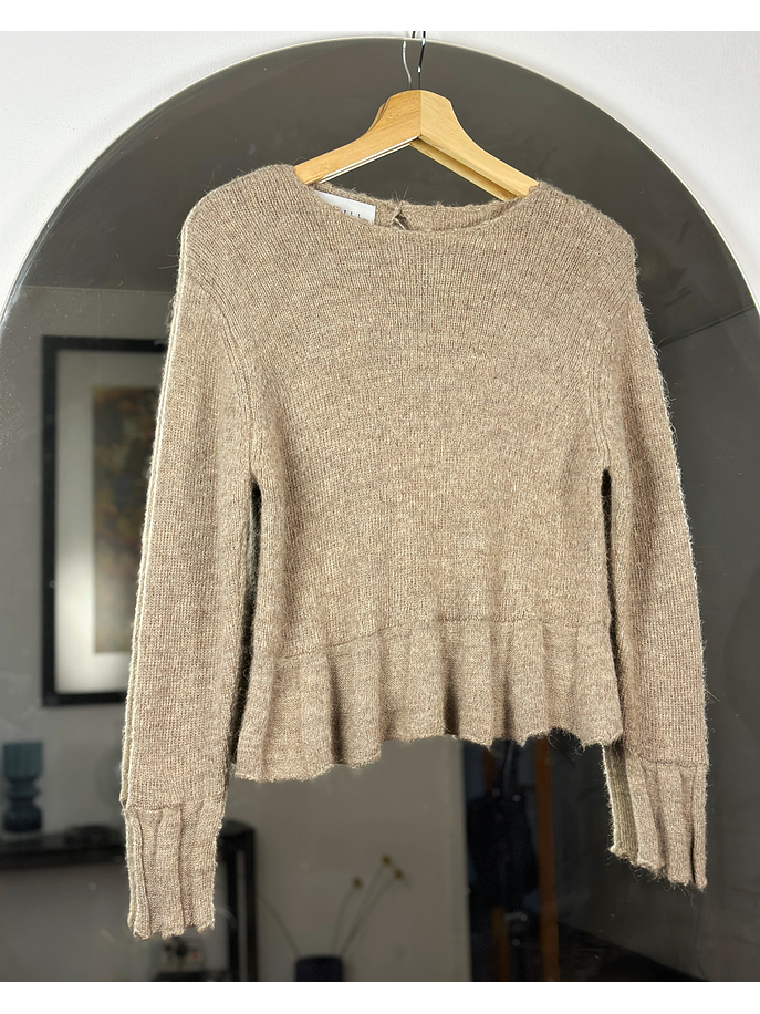 Suéter beige alpaca 1