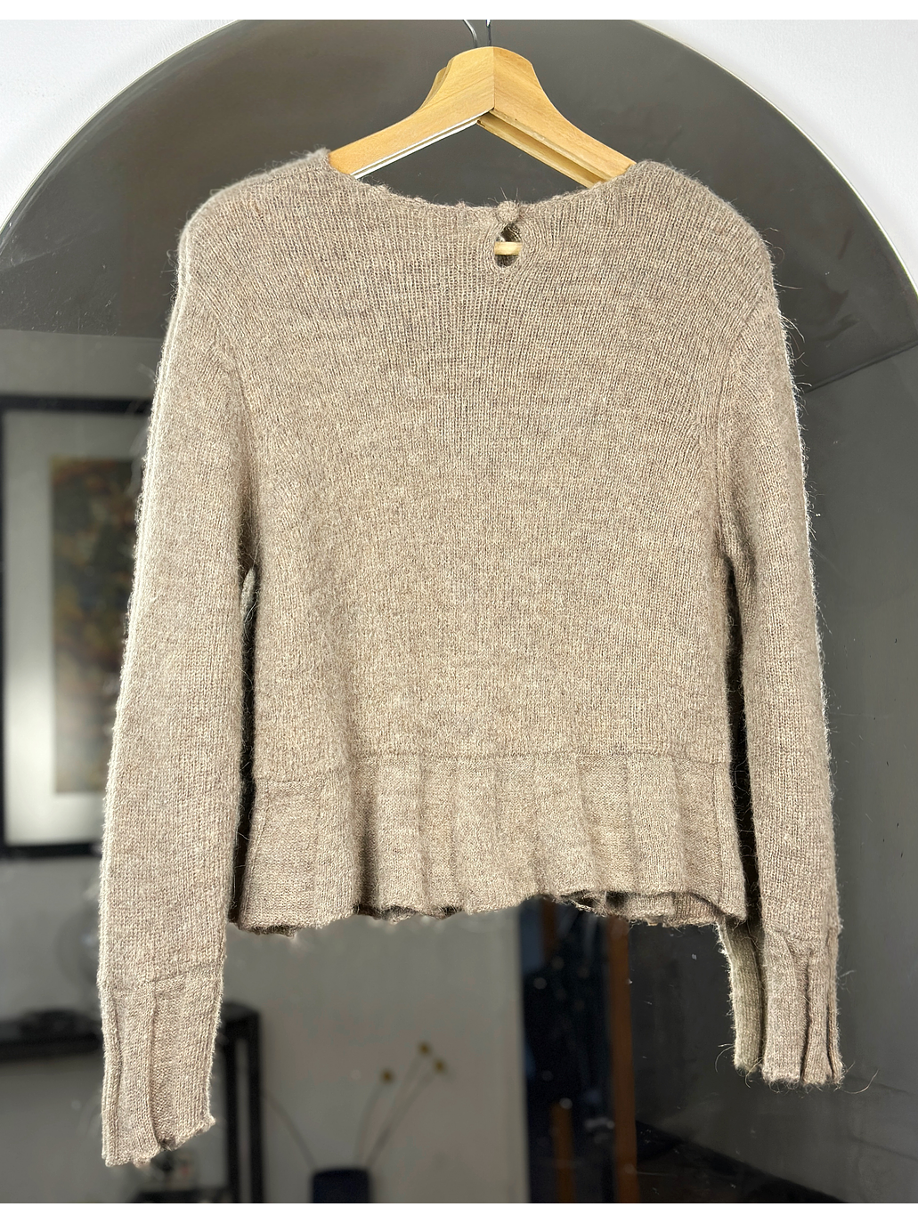Suéter beige alpaca 3