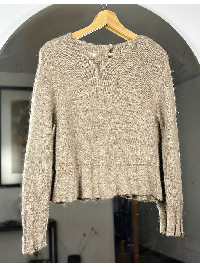 Suéter beige alpaca 3