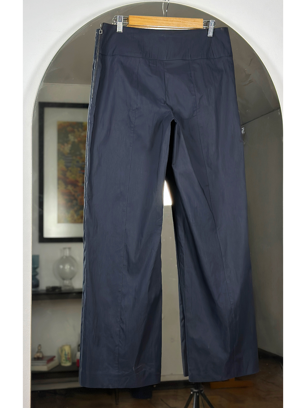 Pantalón azul wide leg 3