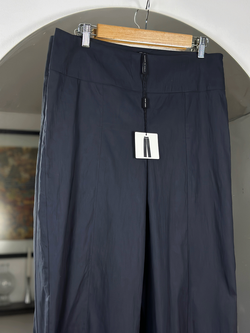 Pantalón azul wide leg 2
