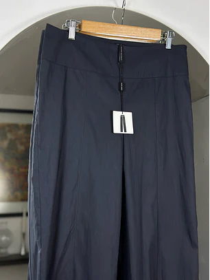 Pantalón azul wide leg