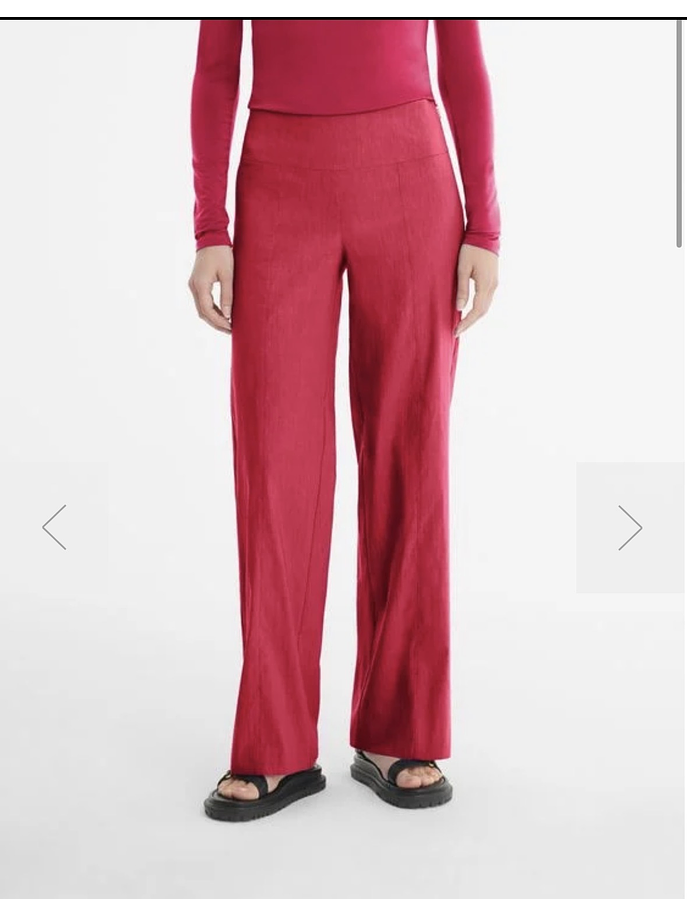 Pantalón azul wide leg 6