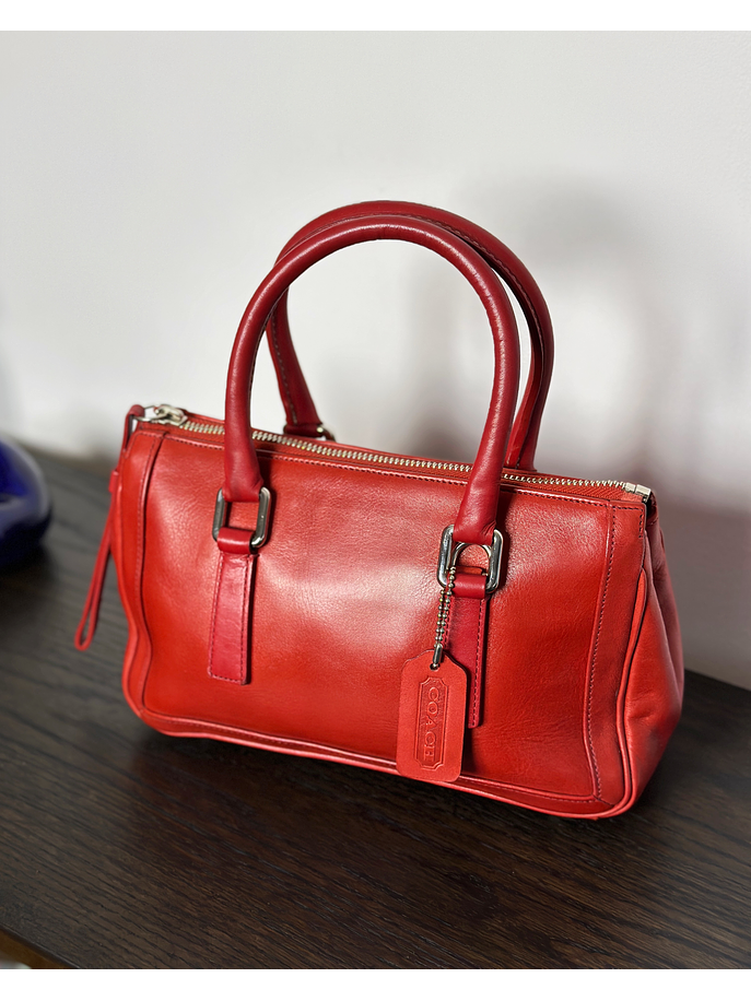 Cartera de mano roja 1