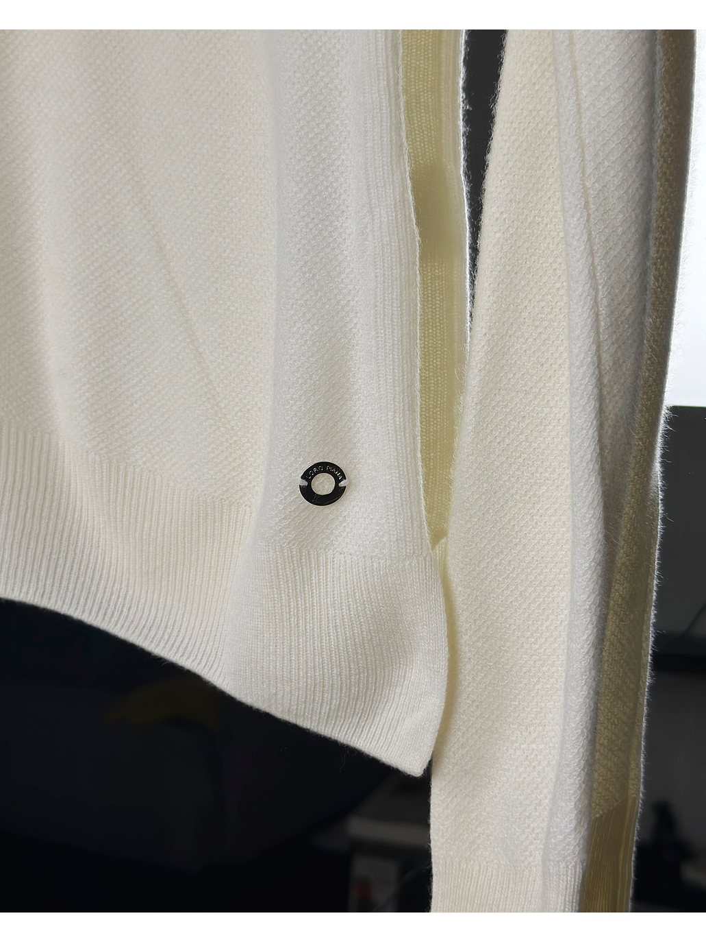 Chaleco cachemira crema 3