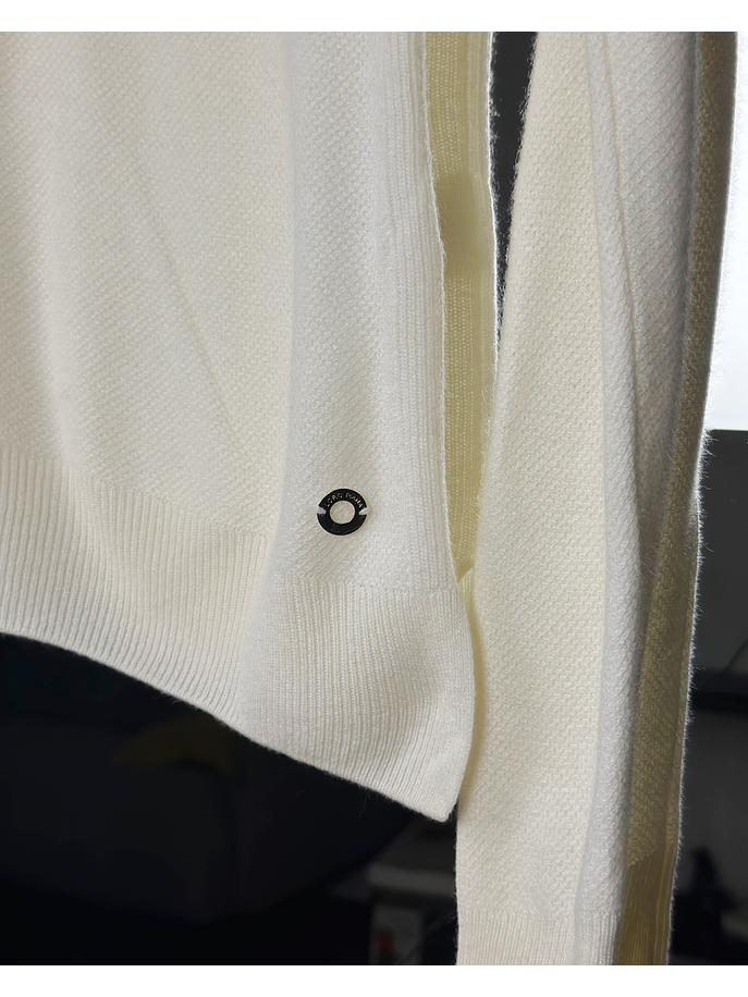 Chaleco cachemira crema 3