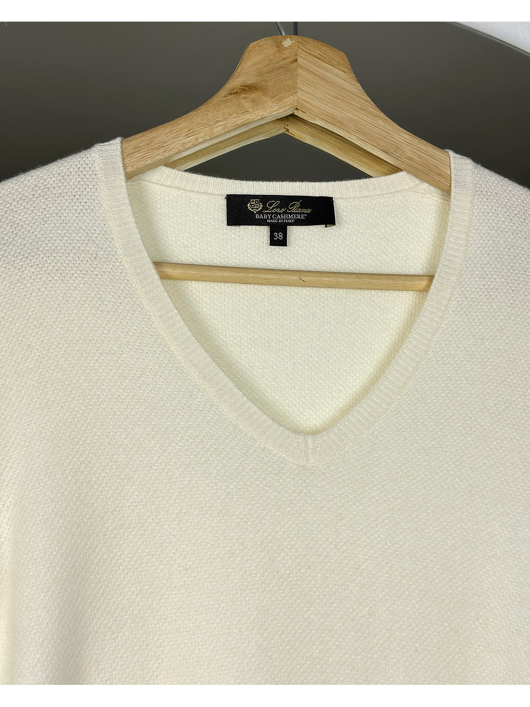 Chaleco cachemira crema 4