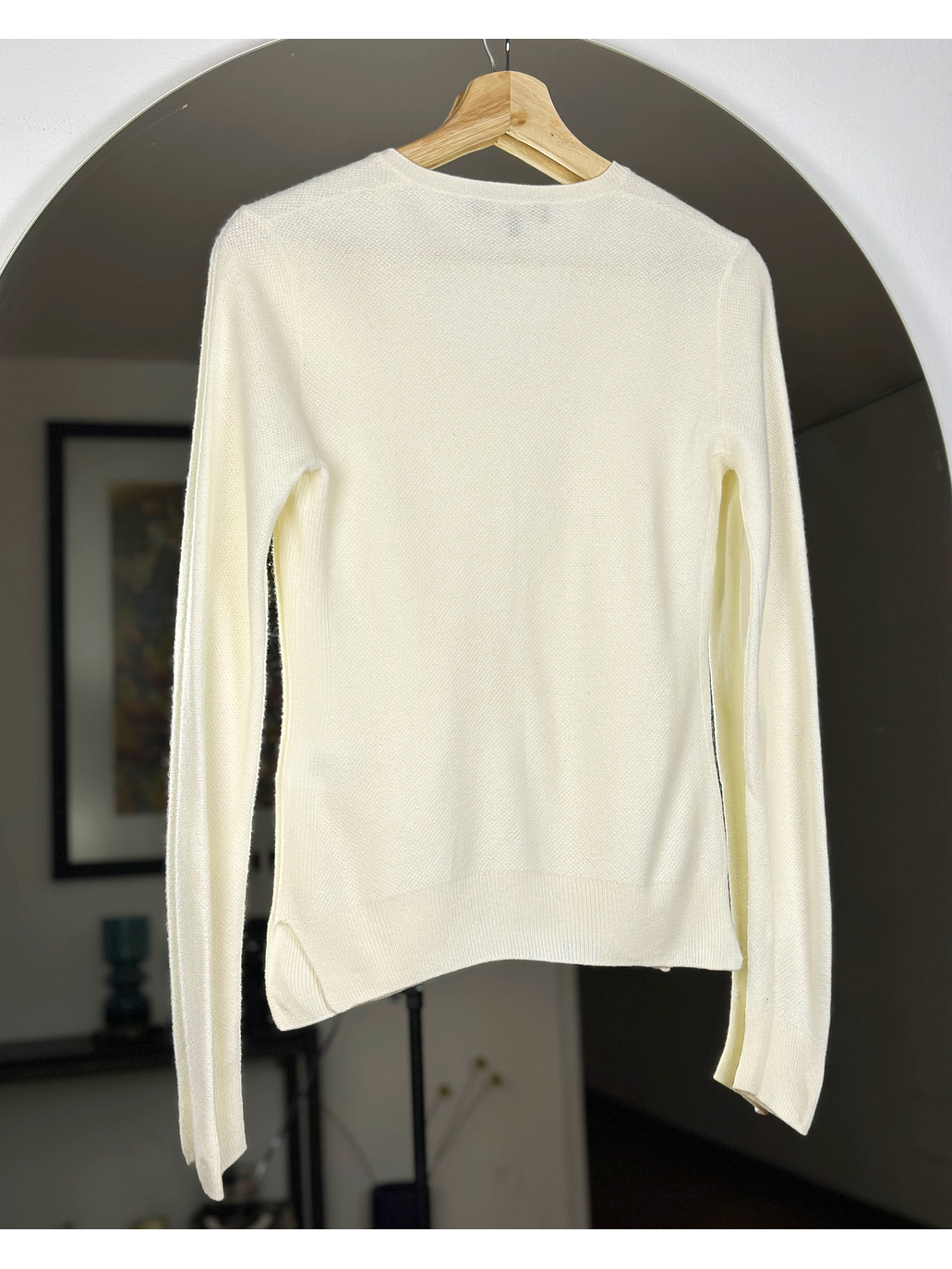 Chaleco cachemira crema 5