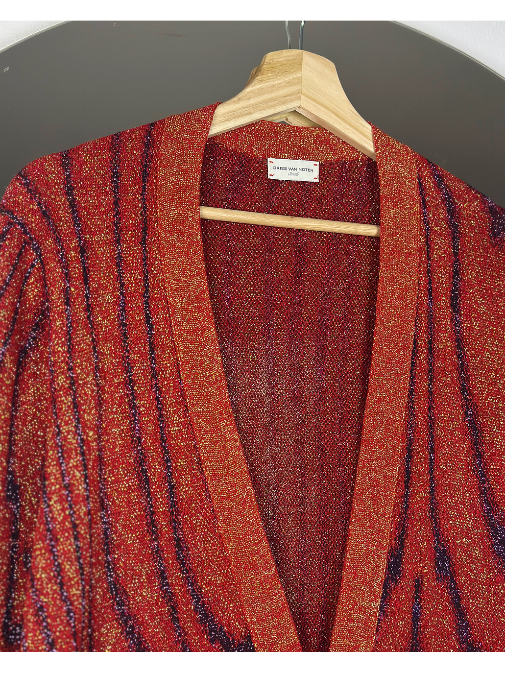 Cardigan largo con brillos 3