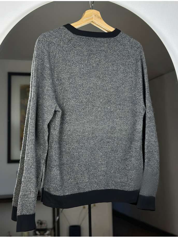 Sueter gris jaspeado 3