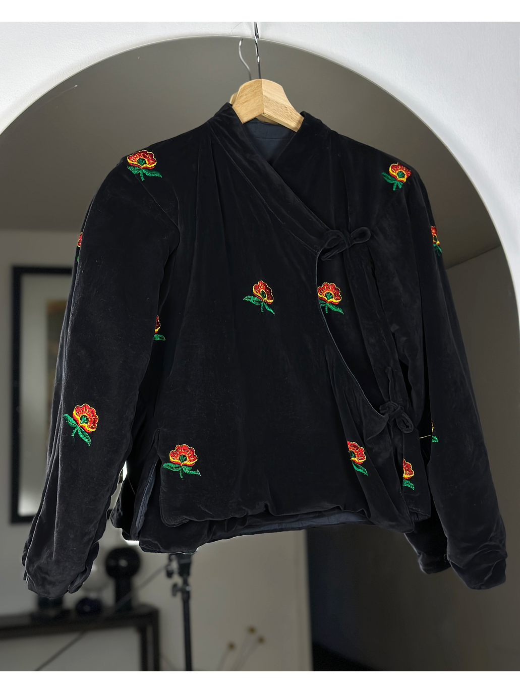 Chaqueta terciopelo negra 1