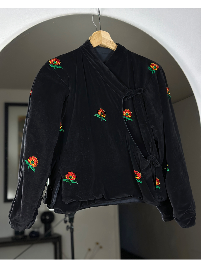 Chaqueta terciopelo negra 1