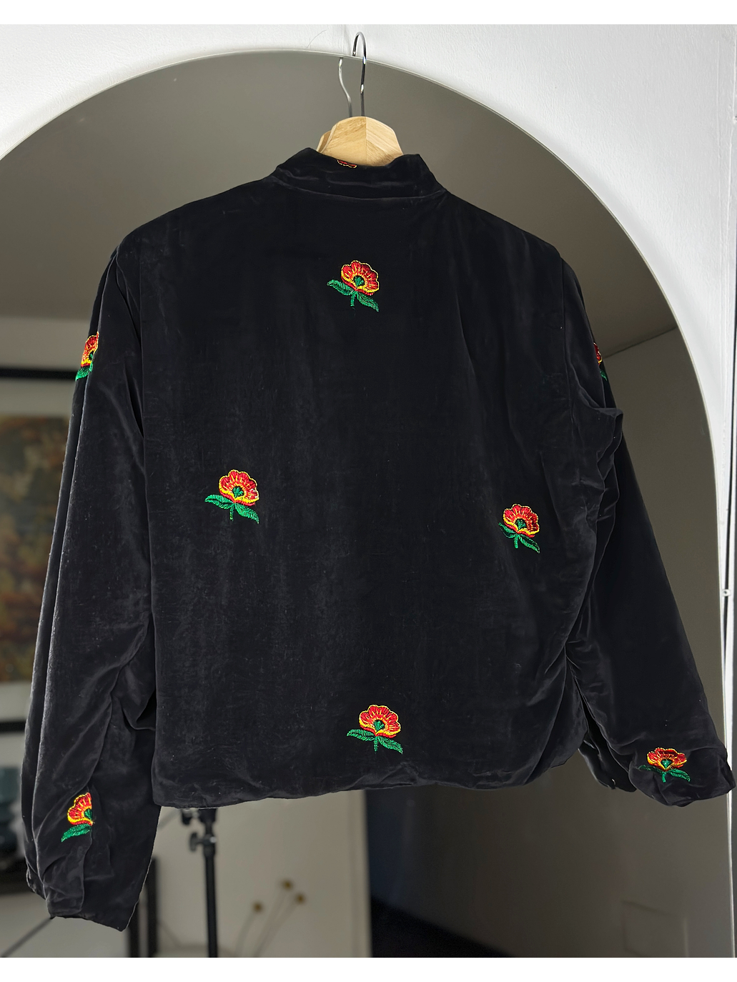 Chaqueta terciopelo negra 4