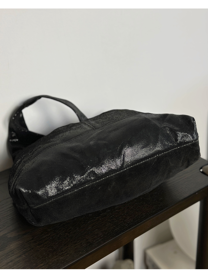 Cartera de cuero negro 3