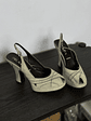 Zapato alto beige  - Miniatura 6