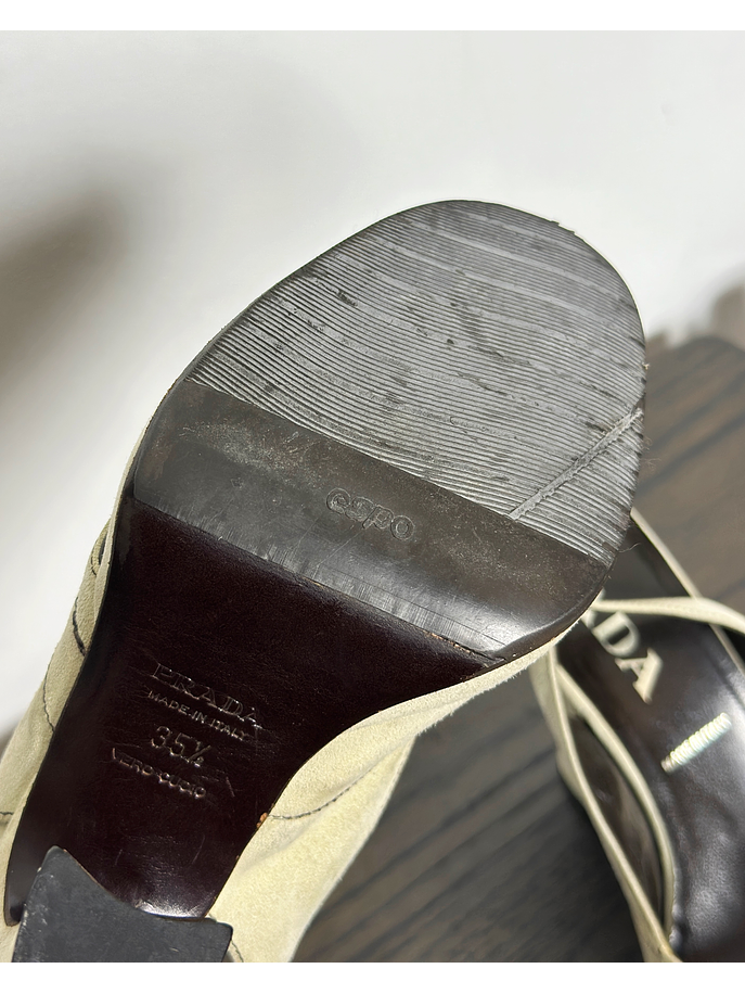 Zapato alto beige  8