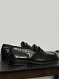 Mocasín negro cuero - Miniatura 7