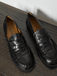 Mocasín negro cuero - Miniatura 2