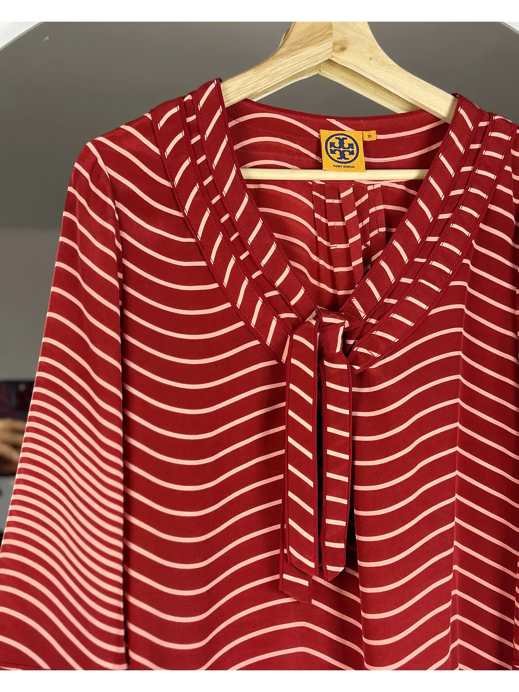 Blusa de seda rayada 2