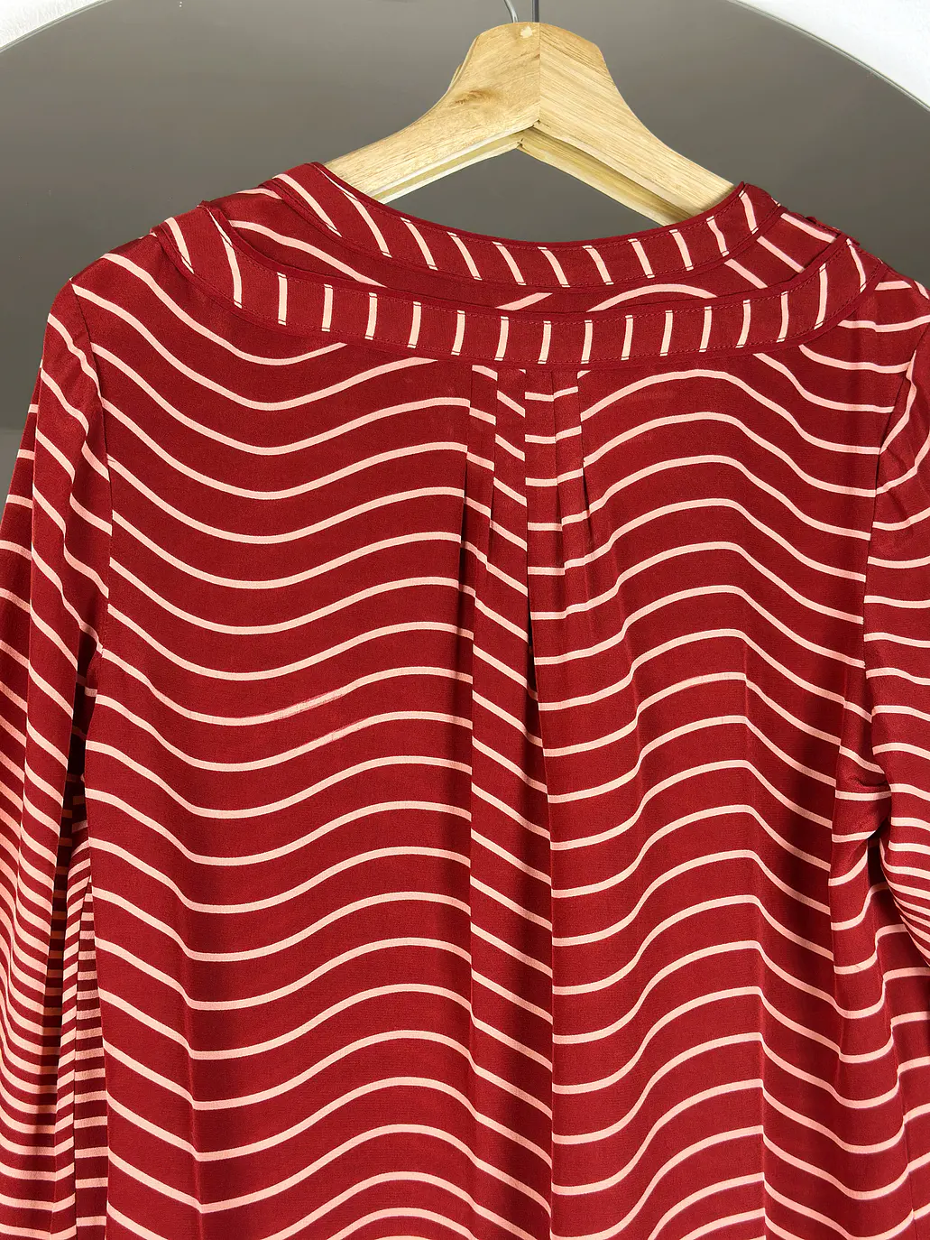 Blusa de seda rayada 4