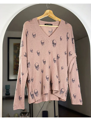 Chaleco palo rosa cachemira