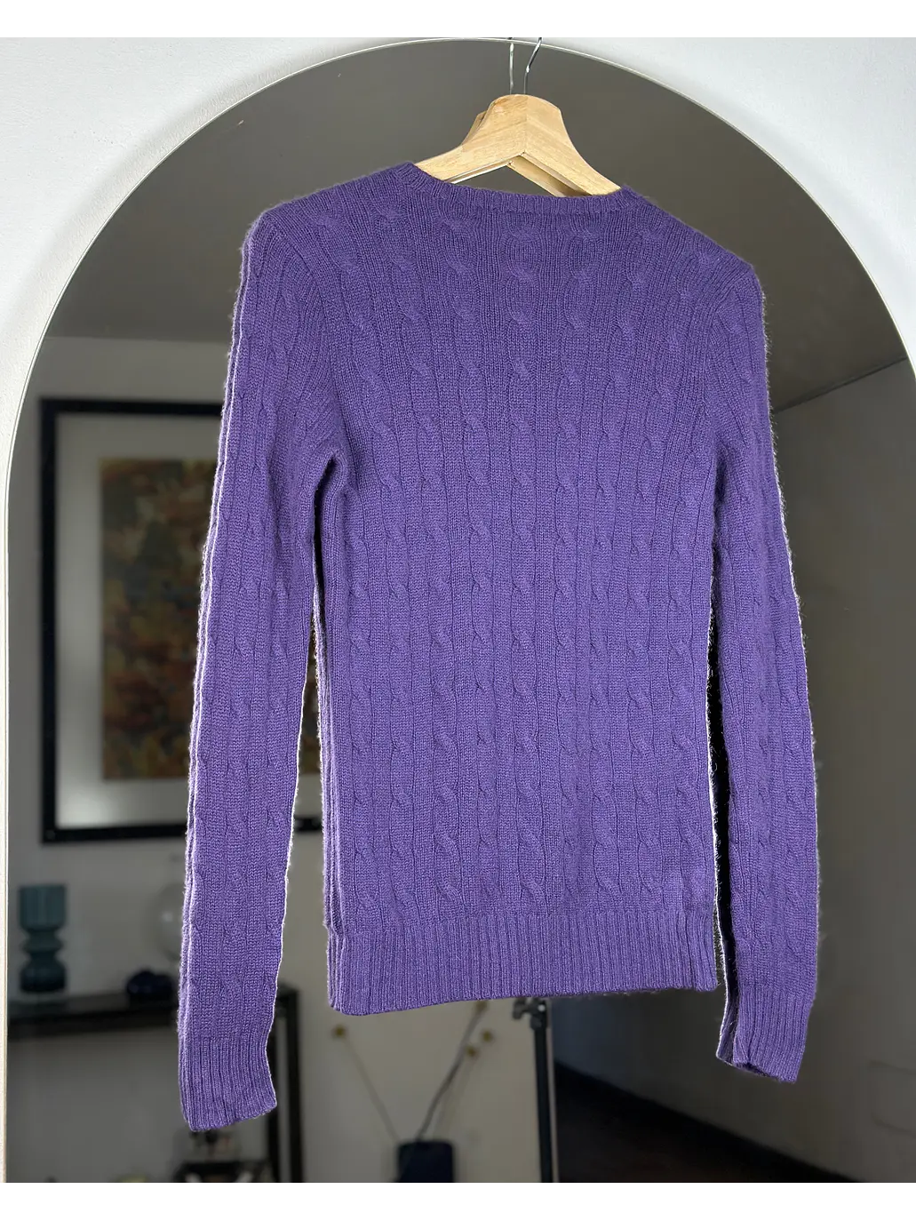 Chaleco morado cachemira 2