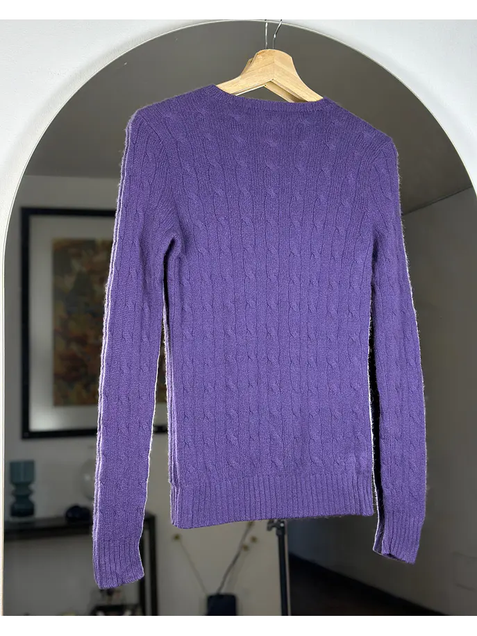 Chaleco morado cachemira 2