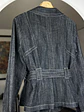 Chaqueta de mezclilla con cinturón - Miniatura 4