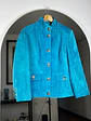 Chaqueta de gamuza turquesa - Miniatura 1