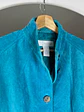 Chaqueta de gamuza turquesa - Miniatura 3