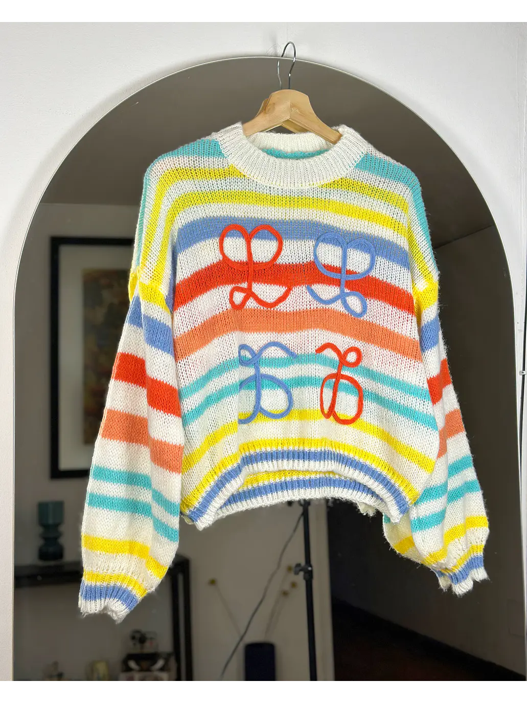 Chaleco rayado colores 1