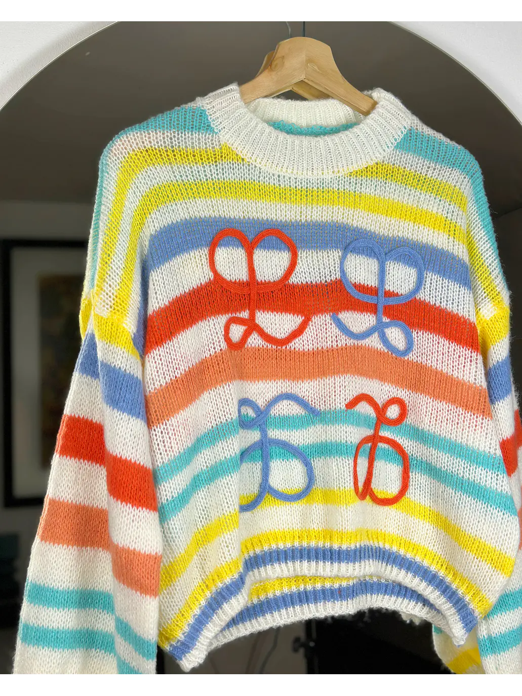 Chaleco rayado colores 2