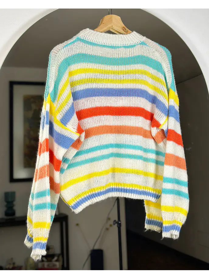 Chaleco rayado colores 3