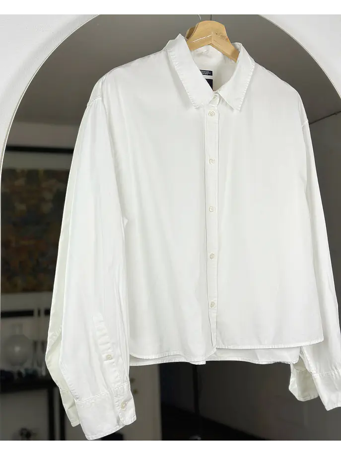 Camisa blanca oversize 2