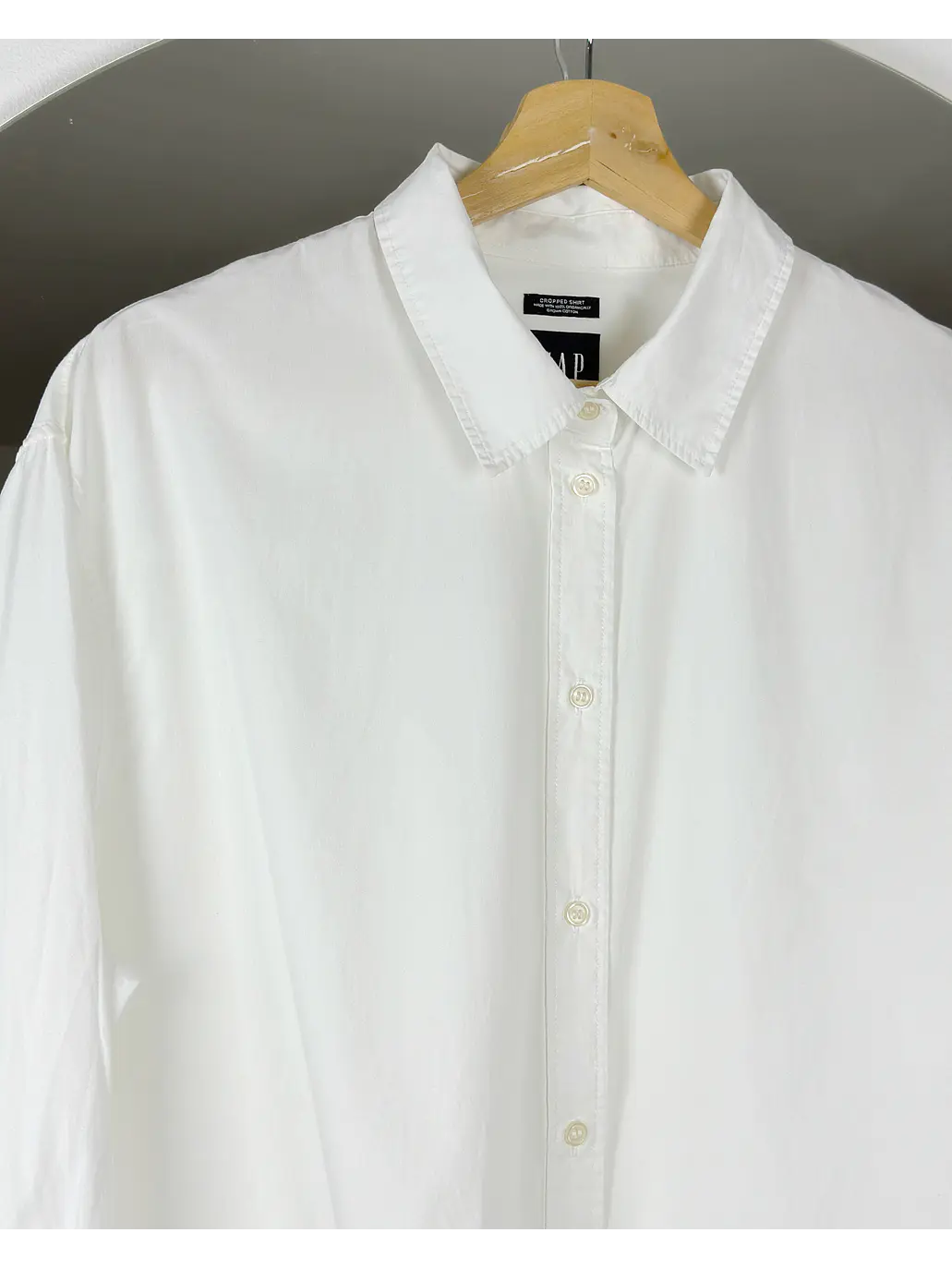 Camisa blanca oversize 4