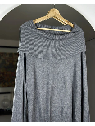 Chaleco gris sin hombros