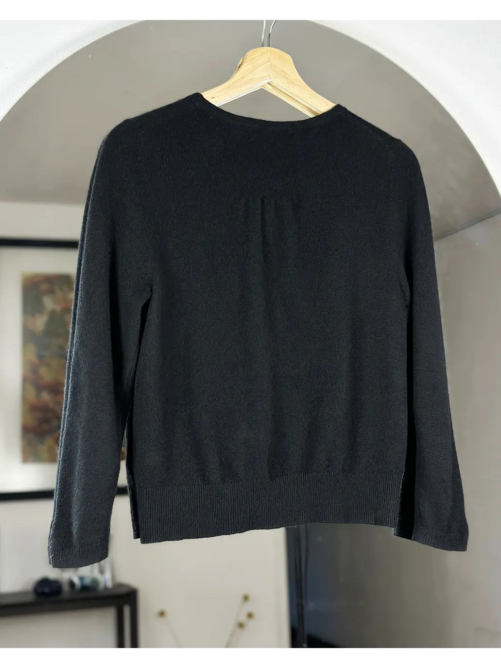 Cardigan negro cachemir 3